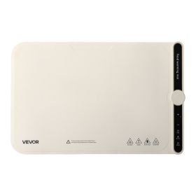 VEVOR Electric Warming Tray, Food Warming Mat for Buffet, Rollable & Portable Silicone Food Warmer with 9 Adjustable Temperature Settings