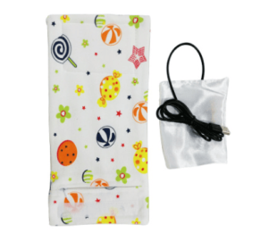 USB Milk Water Warmer Travel Stroller Insulated Bag Portable Baby Nursing Bottle Heater Cover Baby Food Warmer Bottle Warmer (Option: Candy)